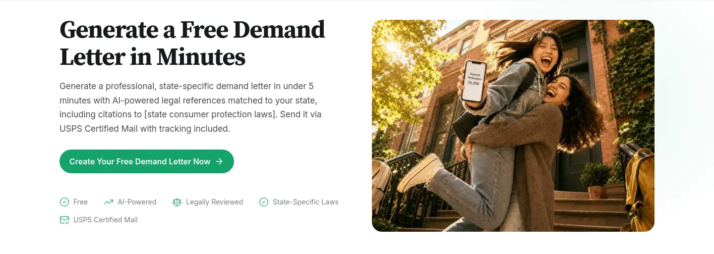 demandletter.ai — Hero