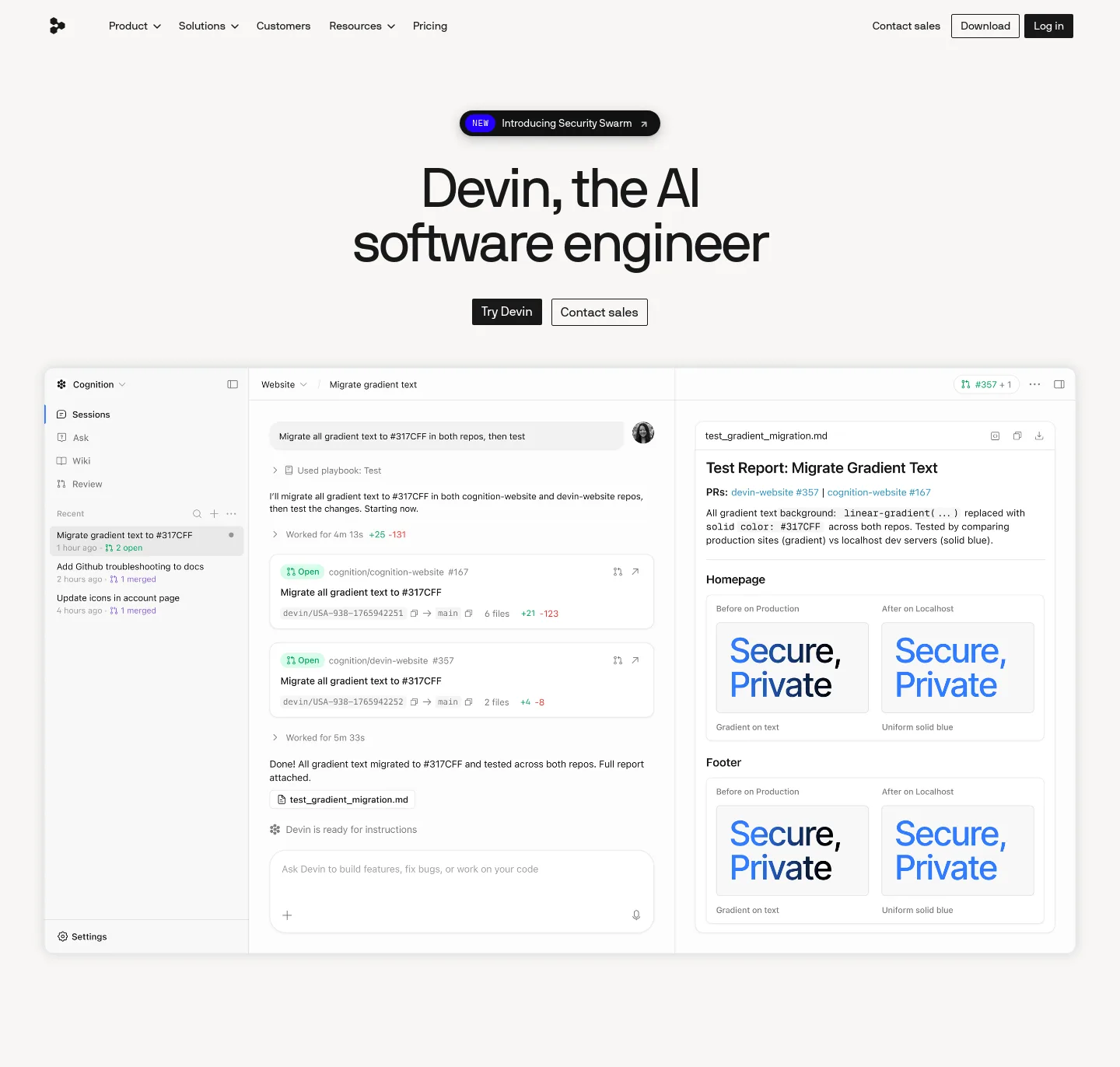 devin.ai — Hero