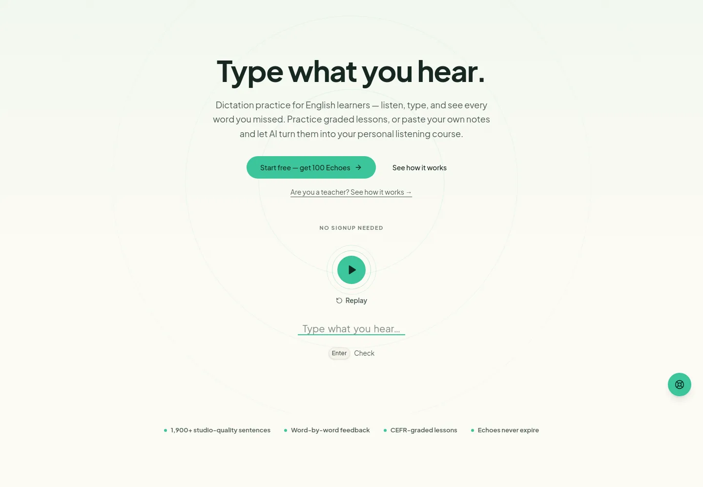 dictationtrainer.com — Hero
