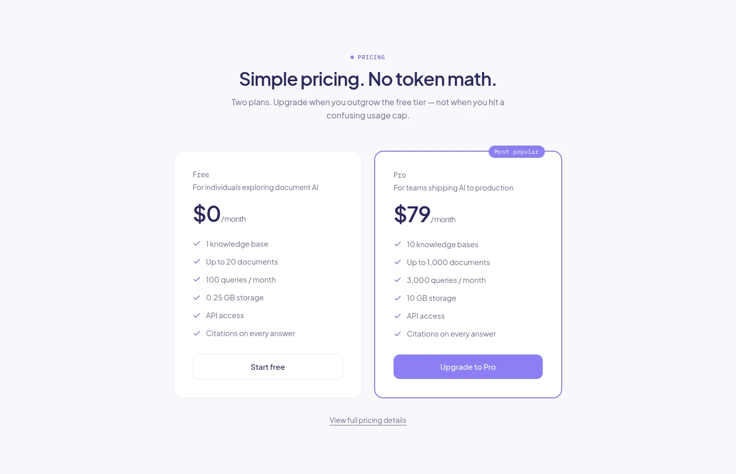 docubix.com — Pricing