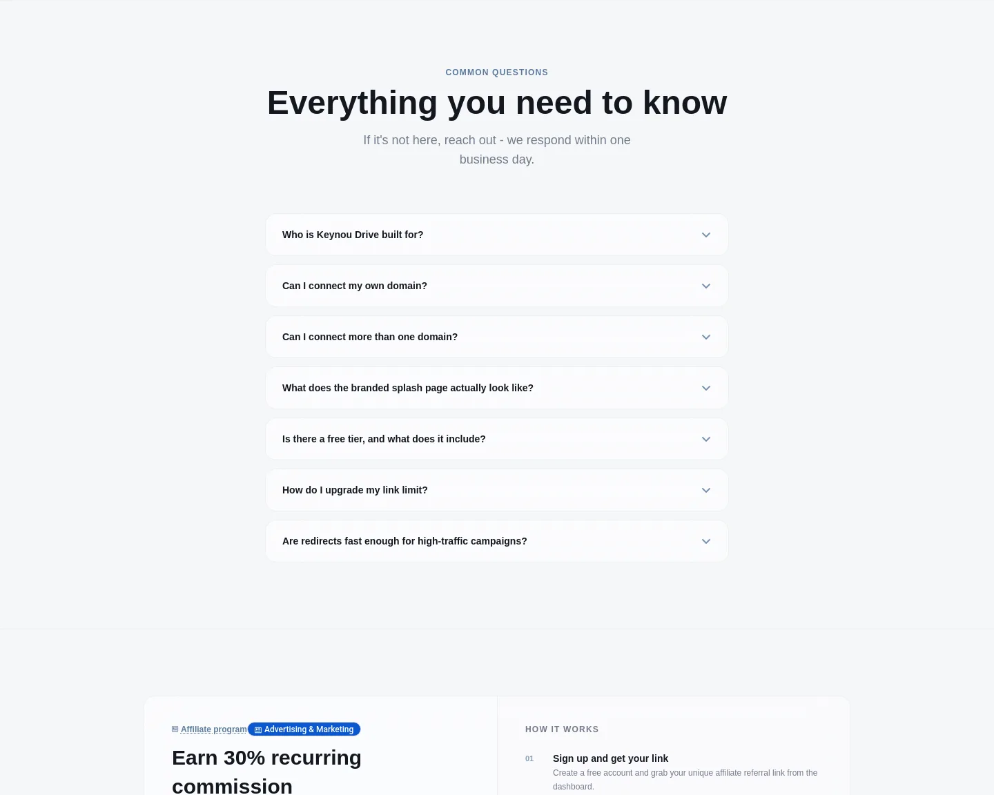 drive.keynou.com — FAQ