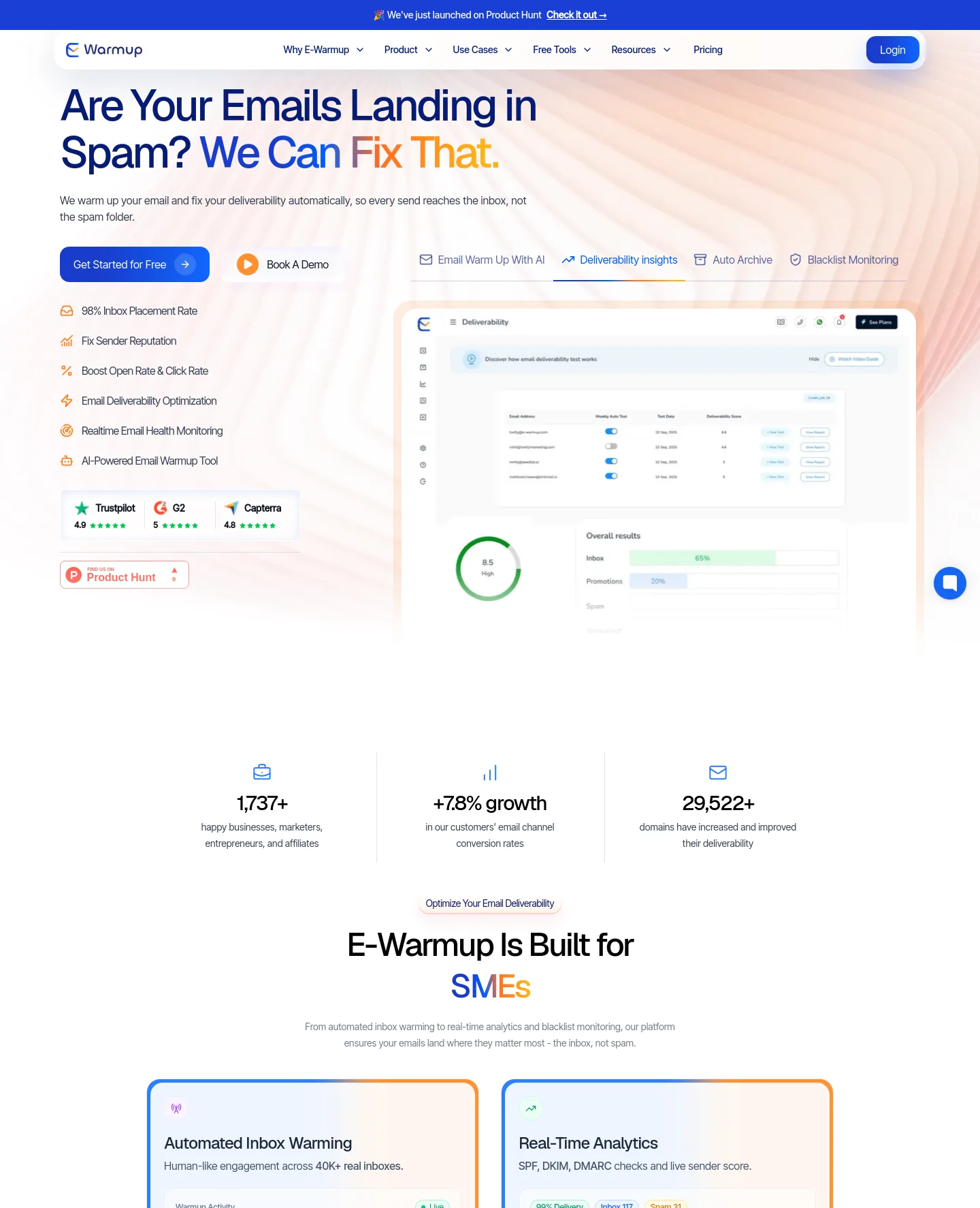 e-warmup.com — The Objection-Handler