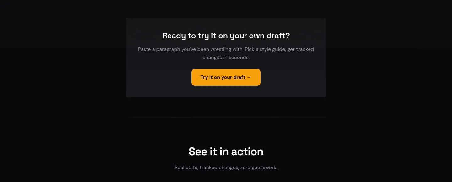 editforge.polsia.app — CTA