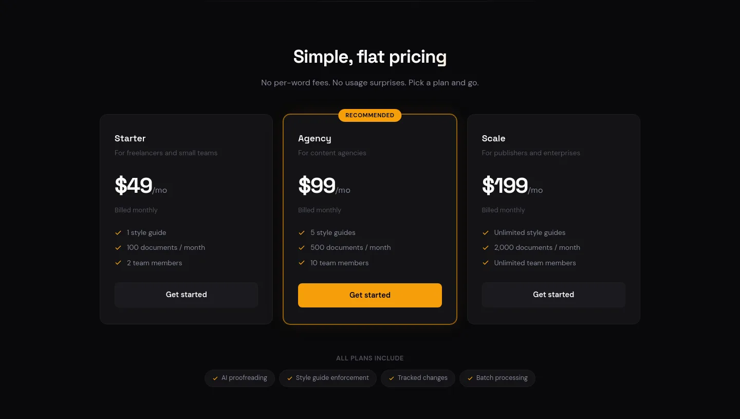 editforge.polsia.app — Pricing
