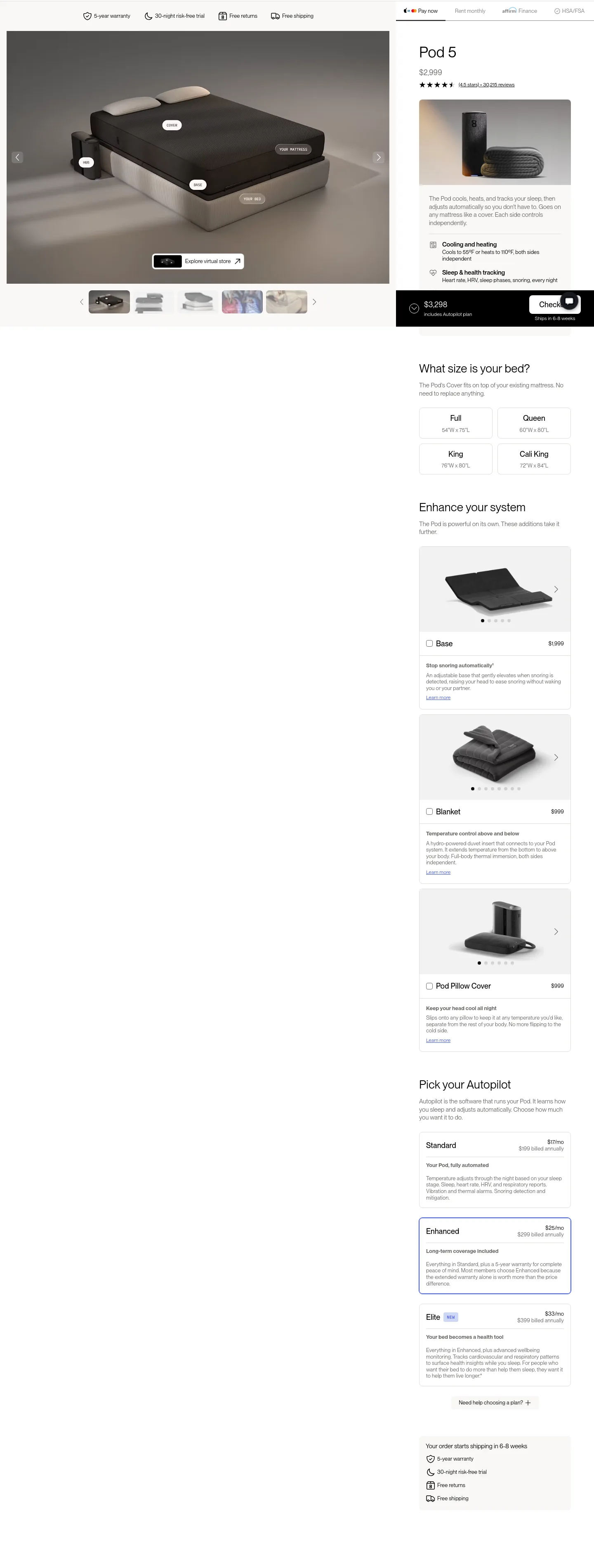 eightsleep.com Reviews section