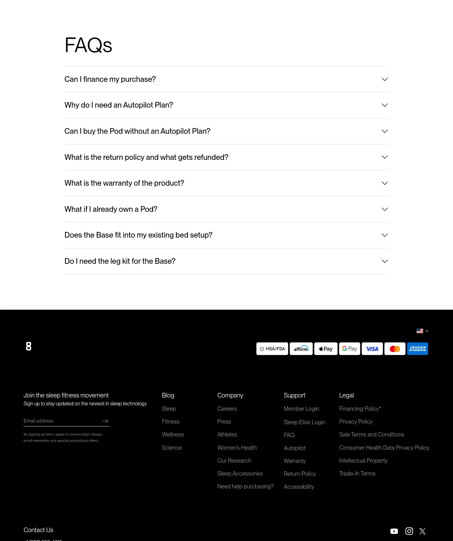 eightsleep.com — FAQ