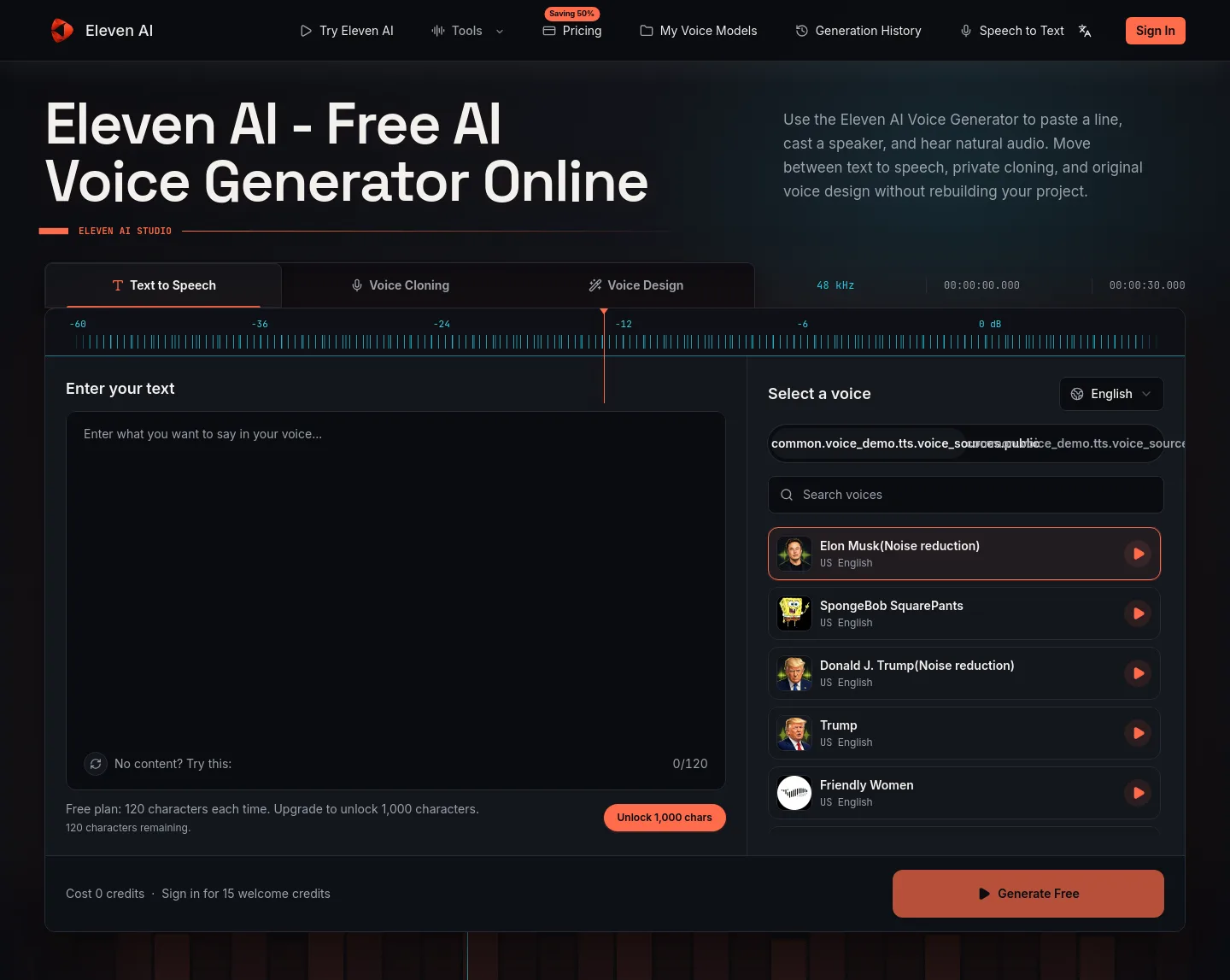 elevenai.app — Hero