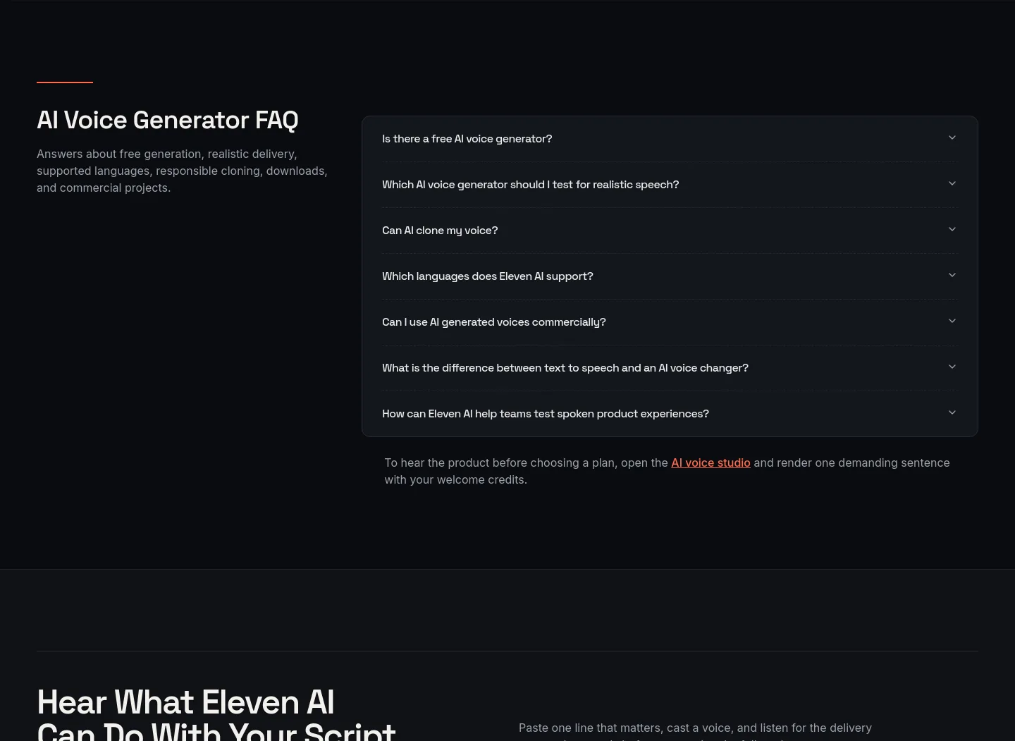 elevenai.app — FAQ