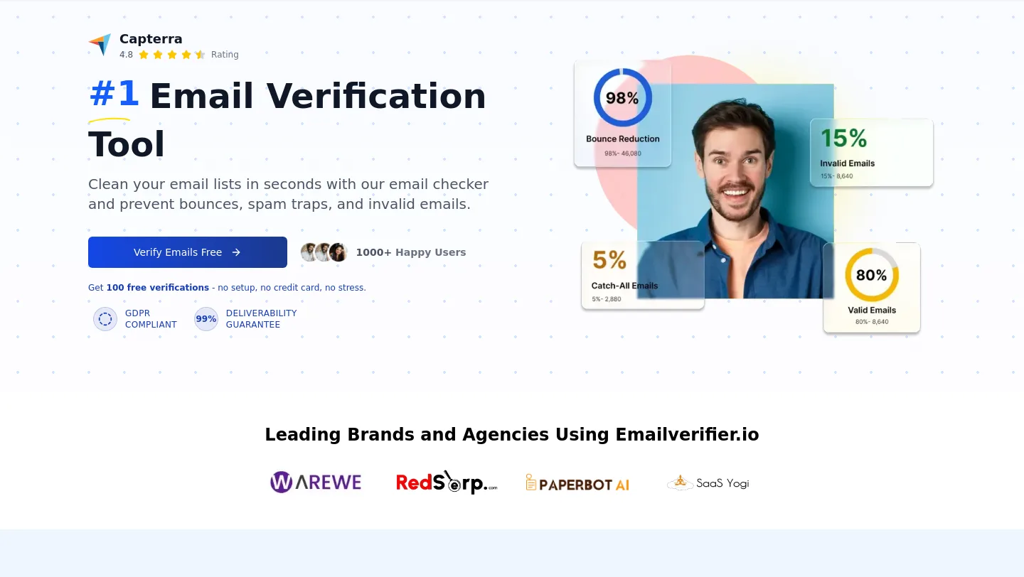 emailverifier.io — Hero