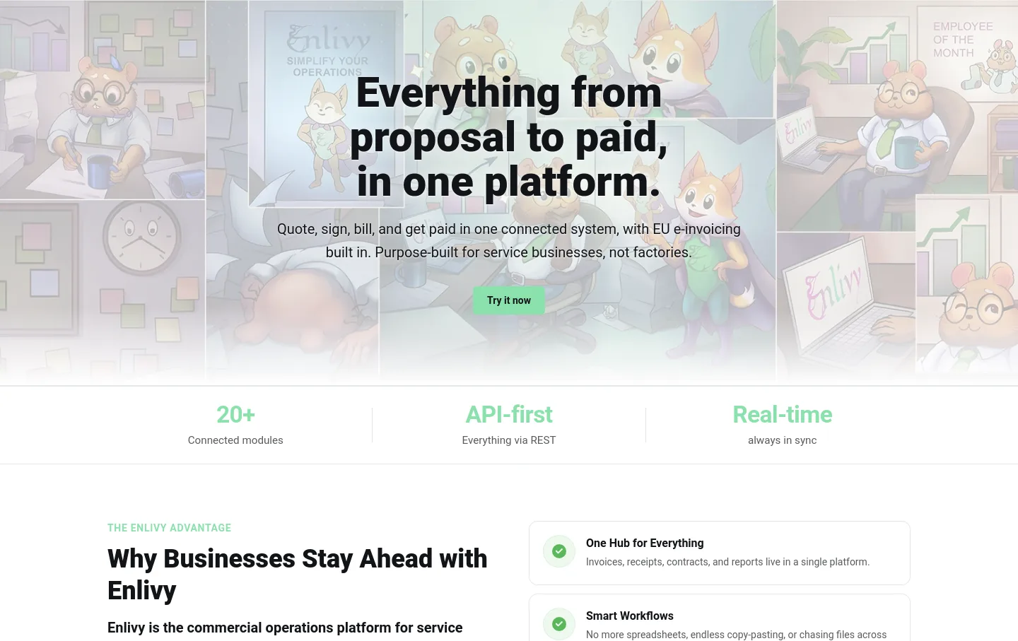 enlivy.com — Hero