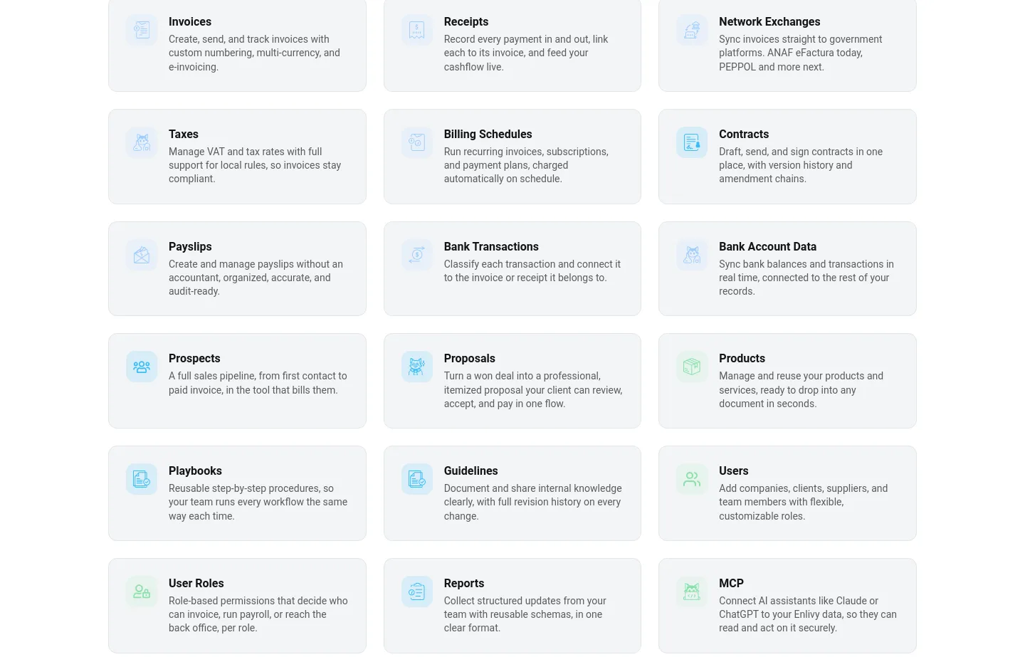 enlivy.com — Features
