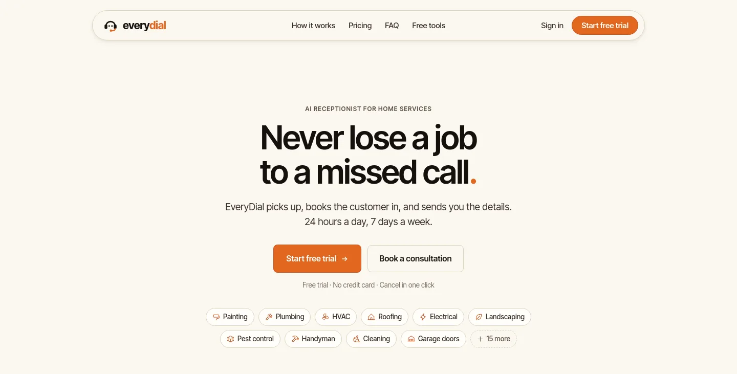 everydial.ai — The Pricing Page