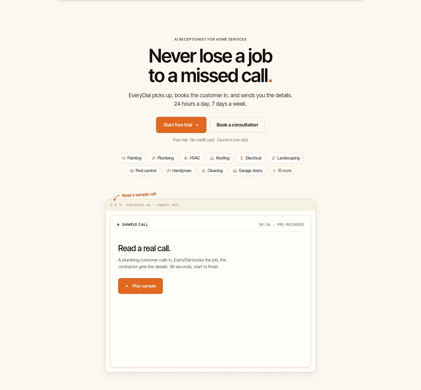everydial.ai — Hero