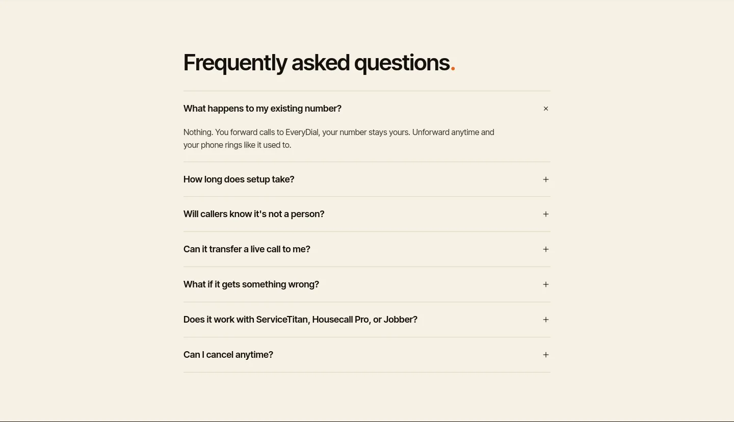 everydial.ai — FAQ