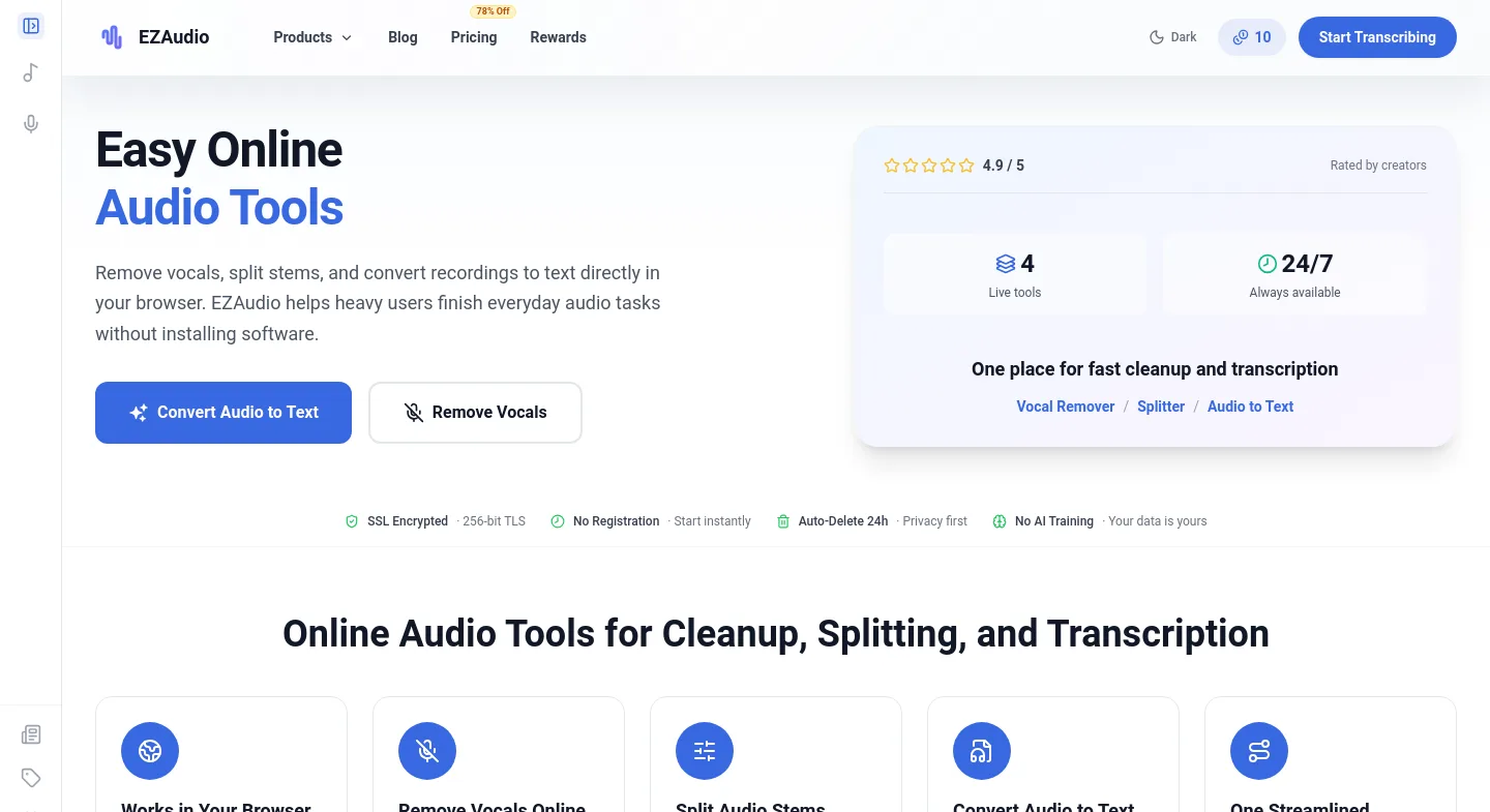 ezaudio.io