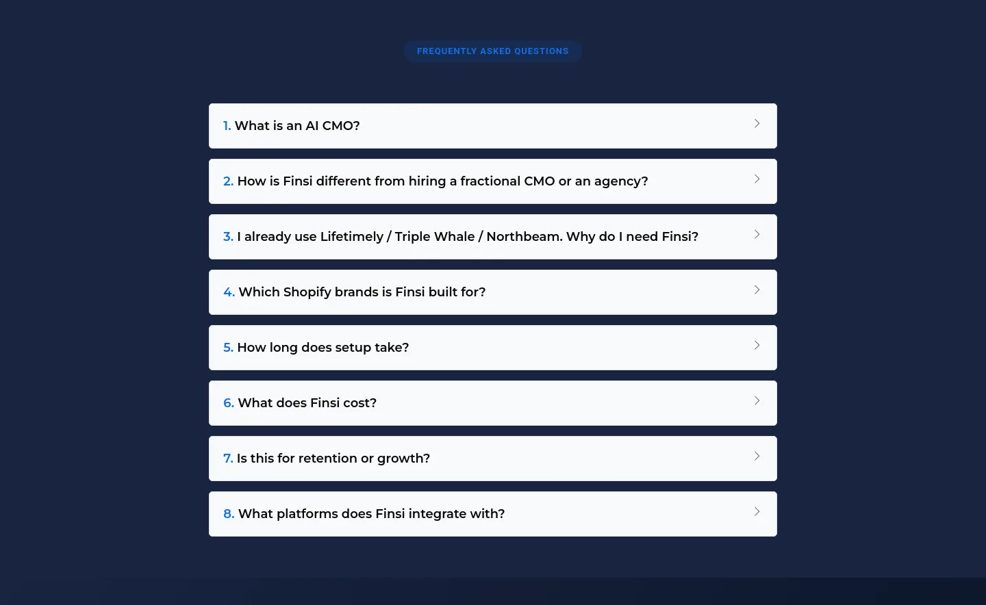 finsi.ai — FAQ
