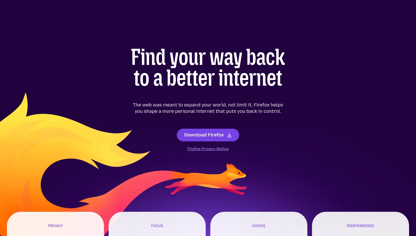 firefox.com — Hero