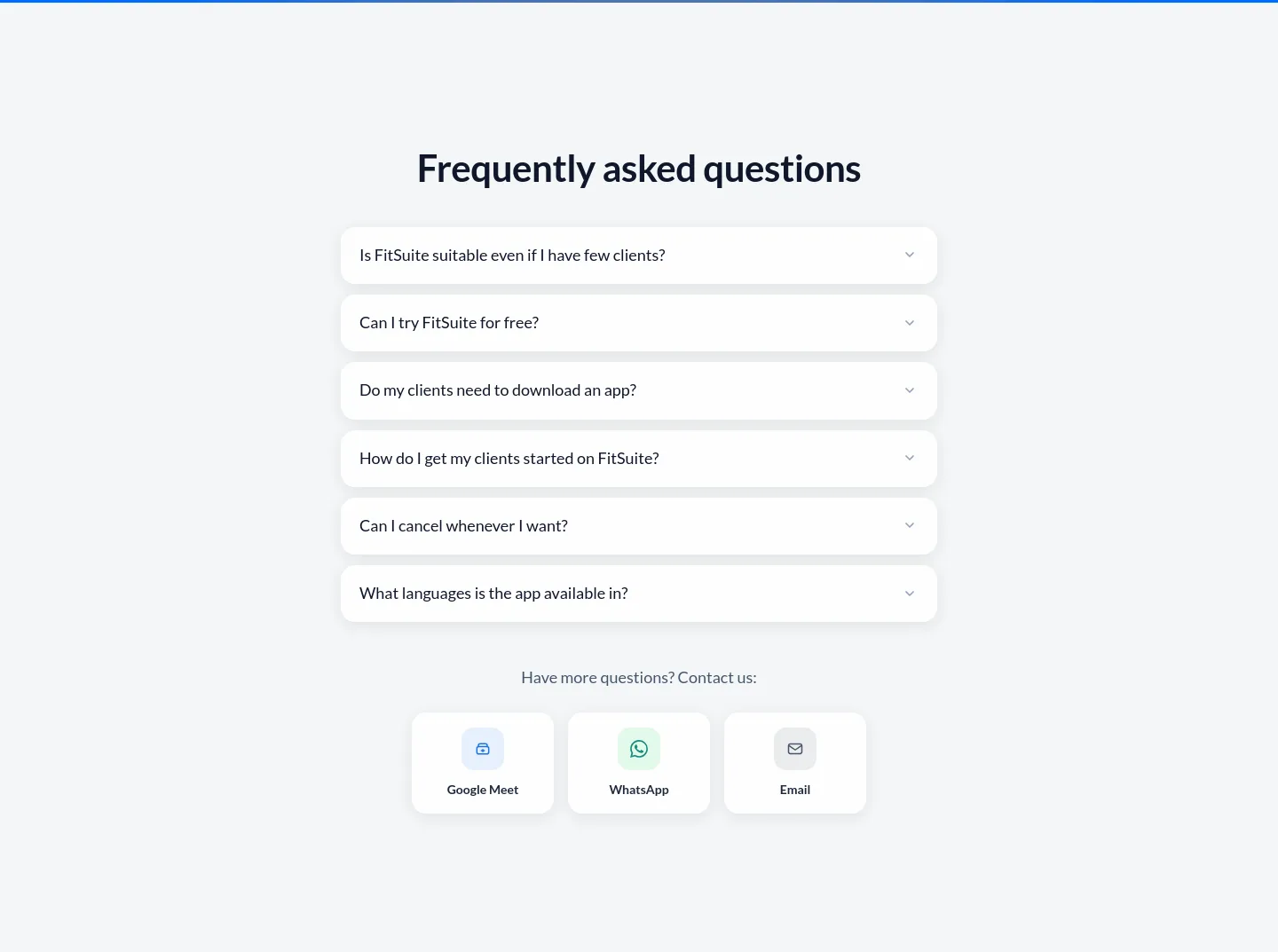 fitsuite.co — FAQ