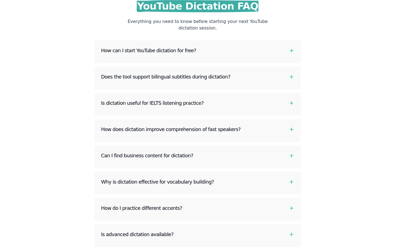 fluentdictation.com — FAQ