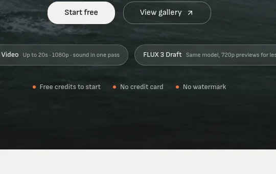 No credit card element from fluxvideo.co