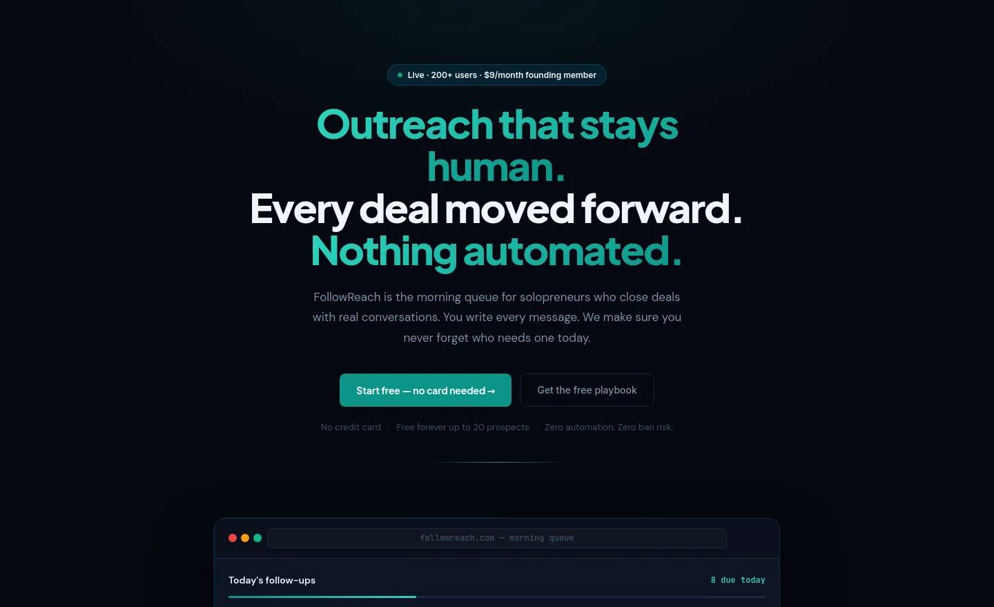 followreach.com — Hero