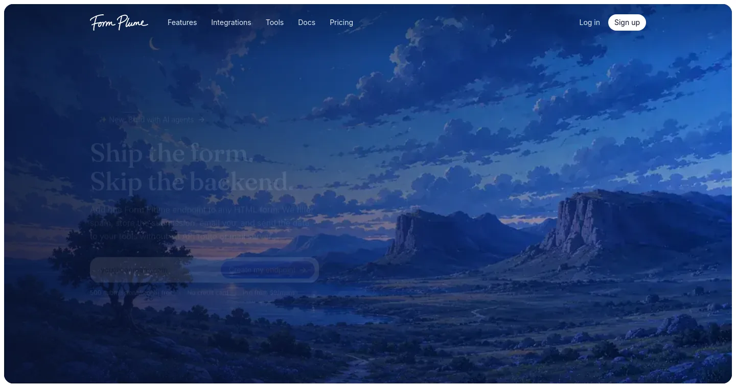 formplume.com — Hero