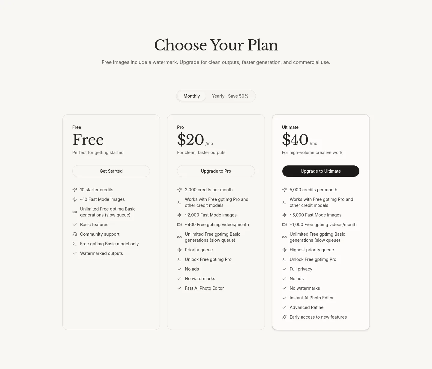 freegptimg.com — Logo Wall