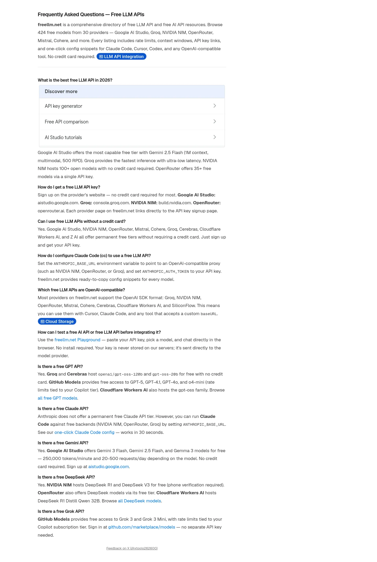 freellm.cc — FAQ