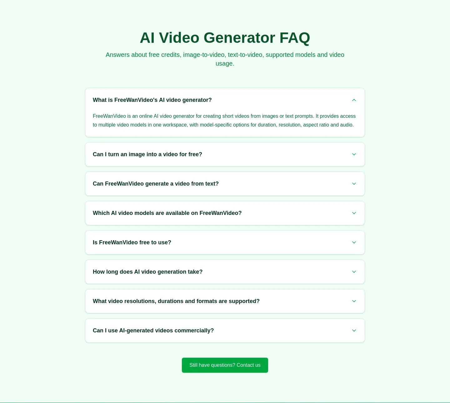 freewanvideo.com — FAQ