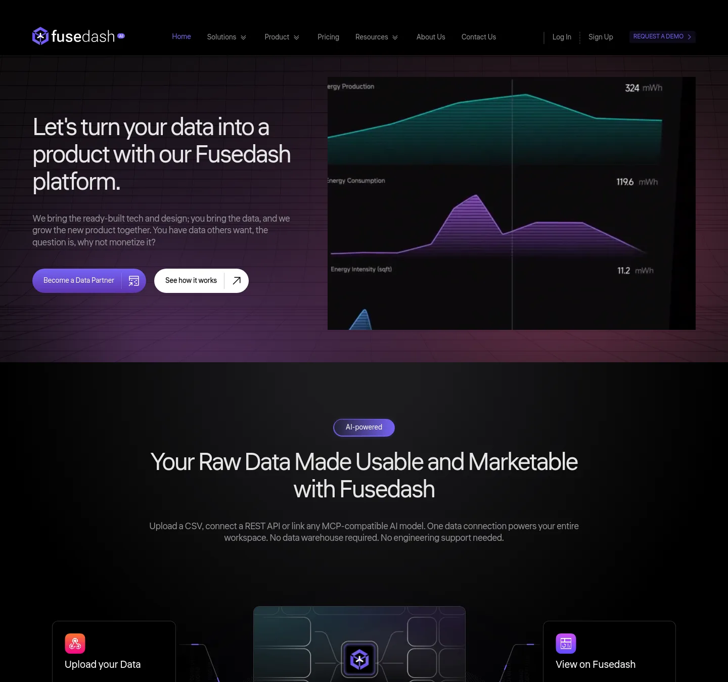 fusedash.ai — Hero
