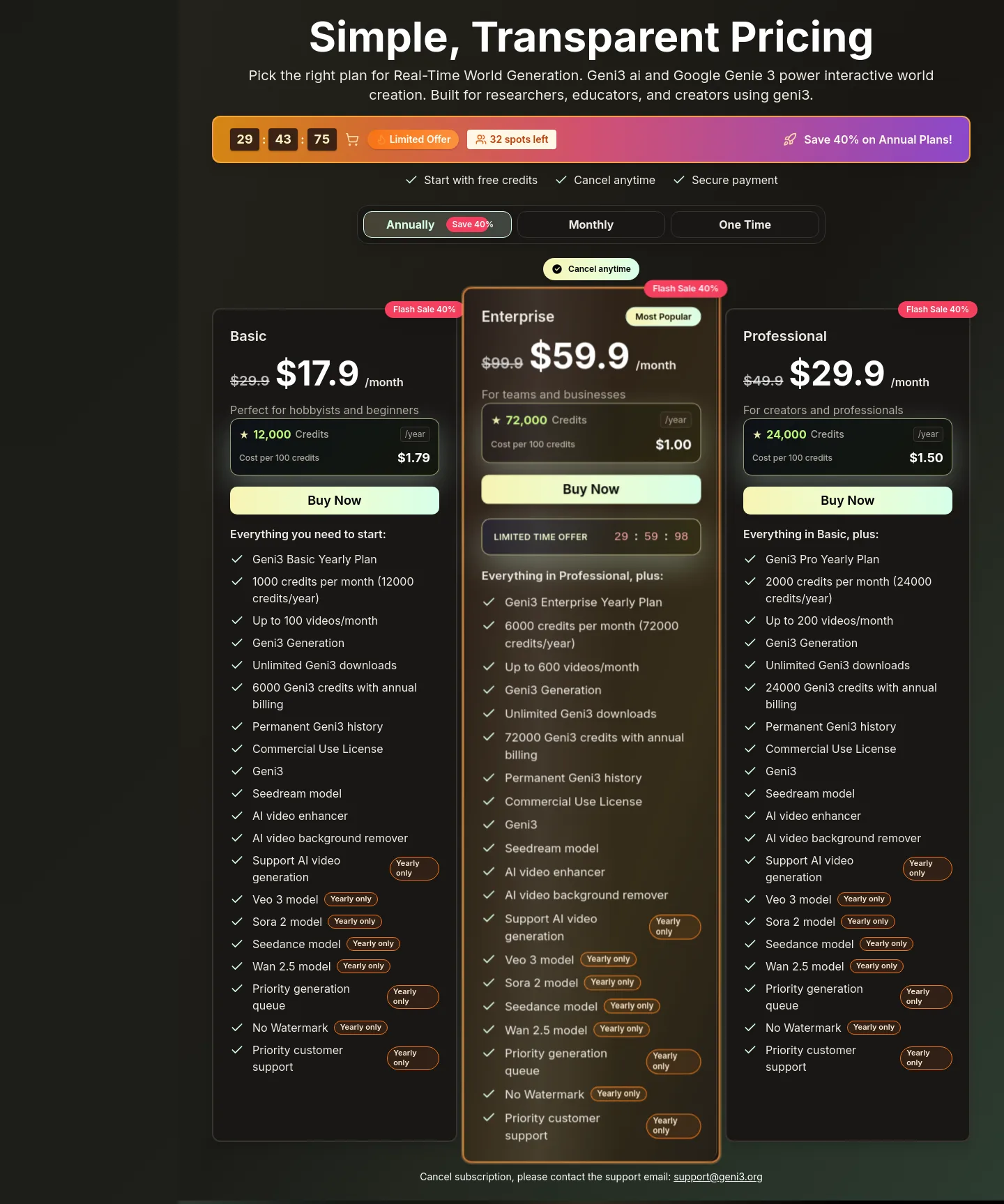 geni3.org — Pricing