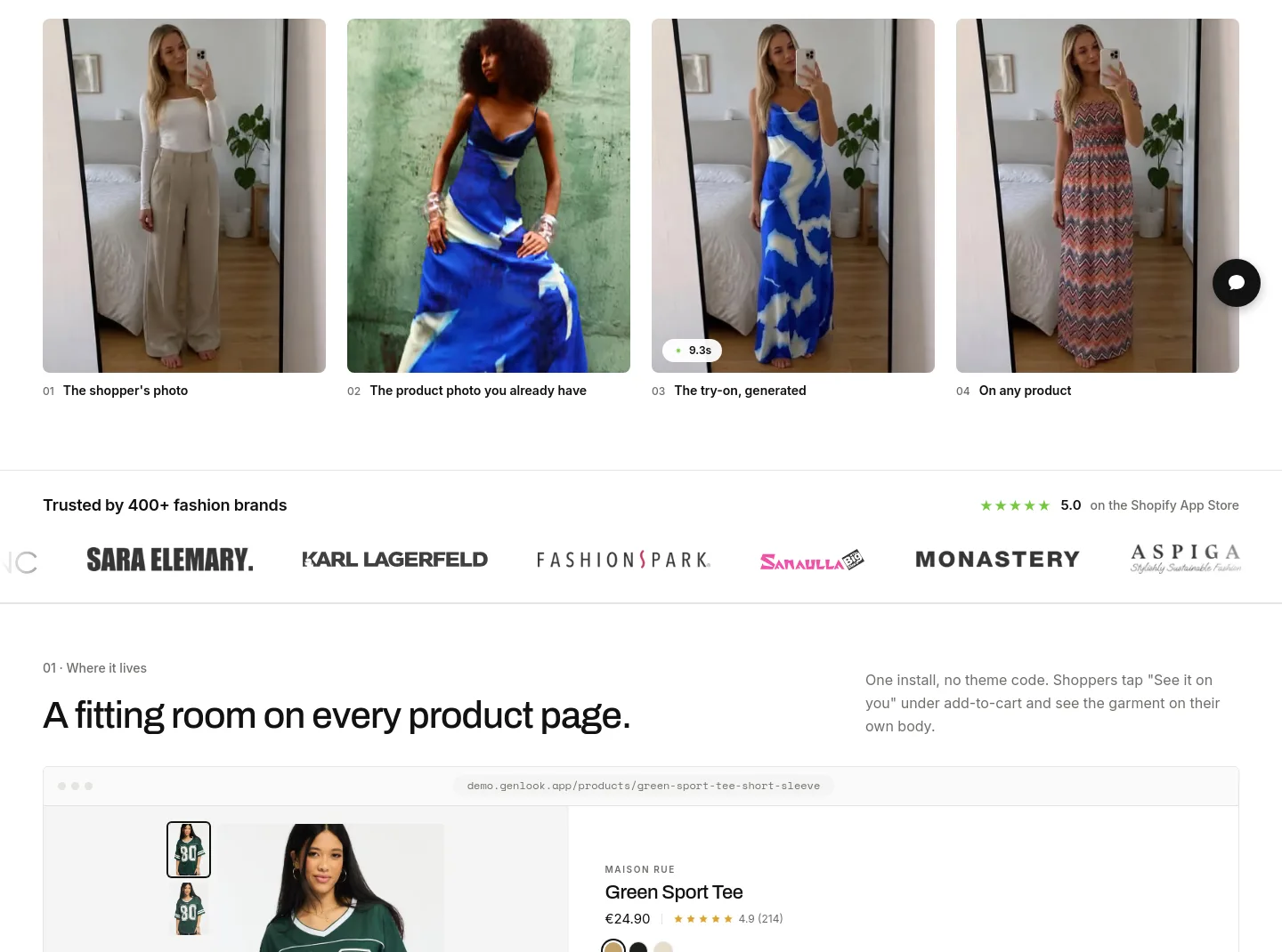 genlook.app Features section
