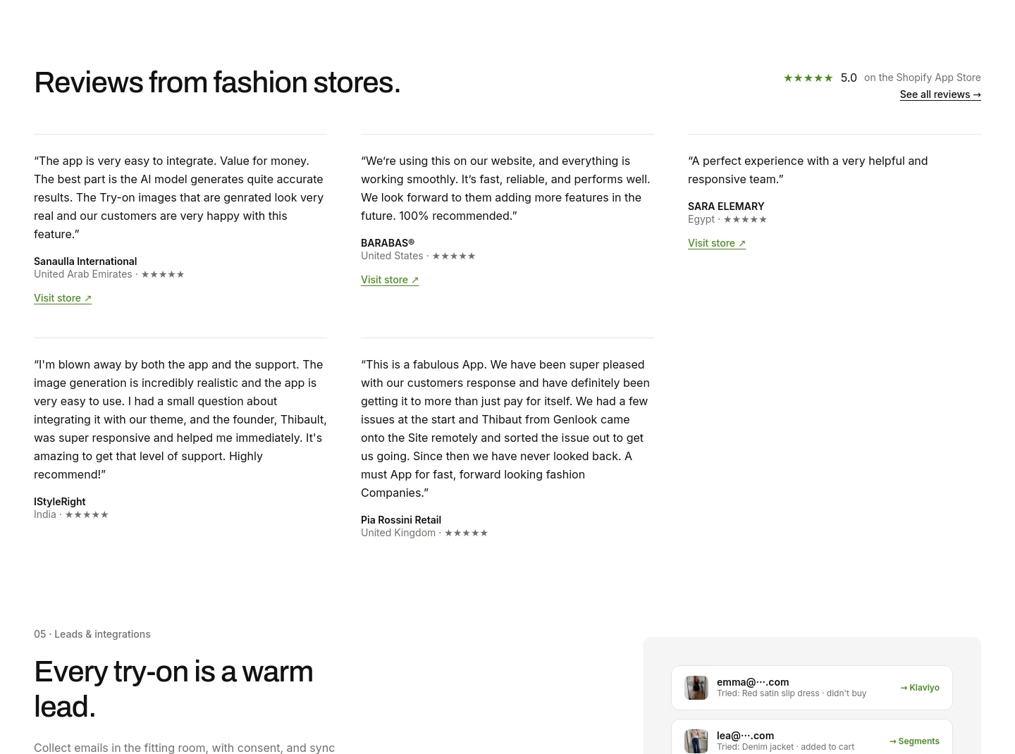 genlook.app Reviews section