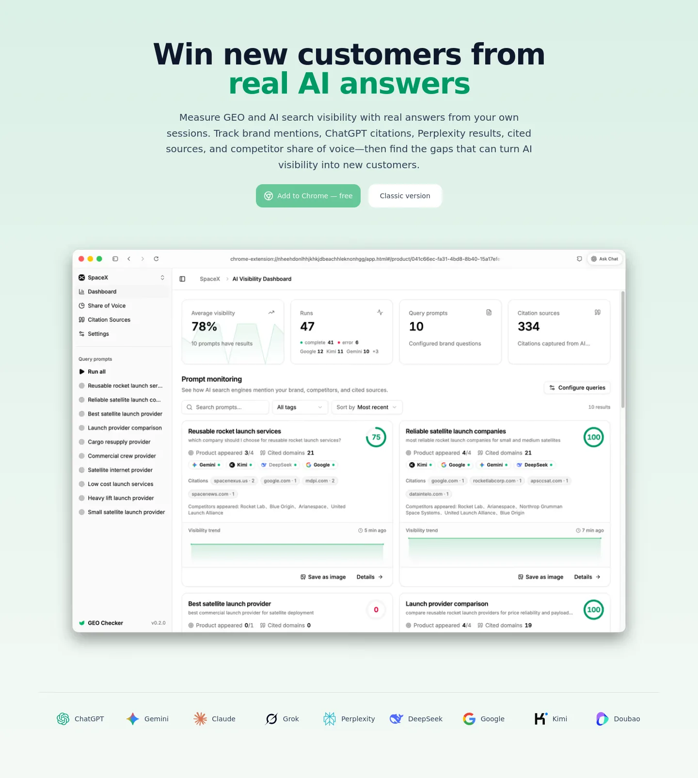 geochecker.net Hero section
