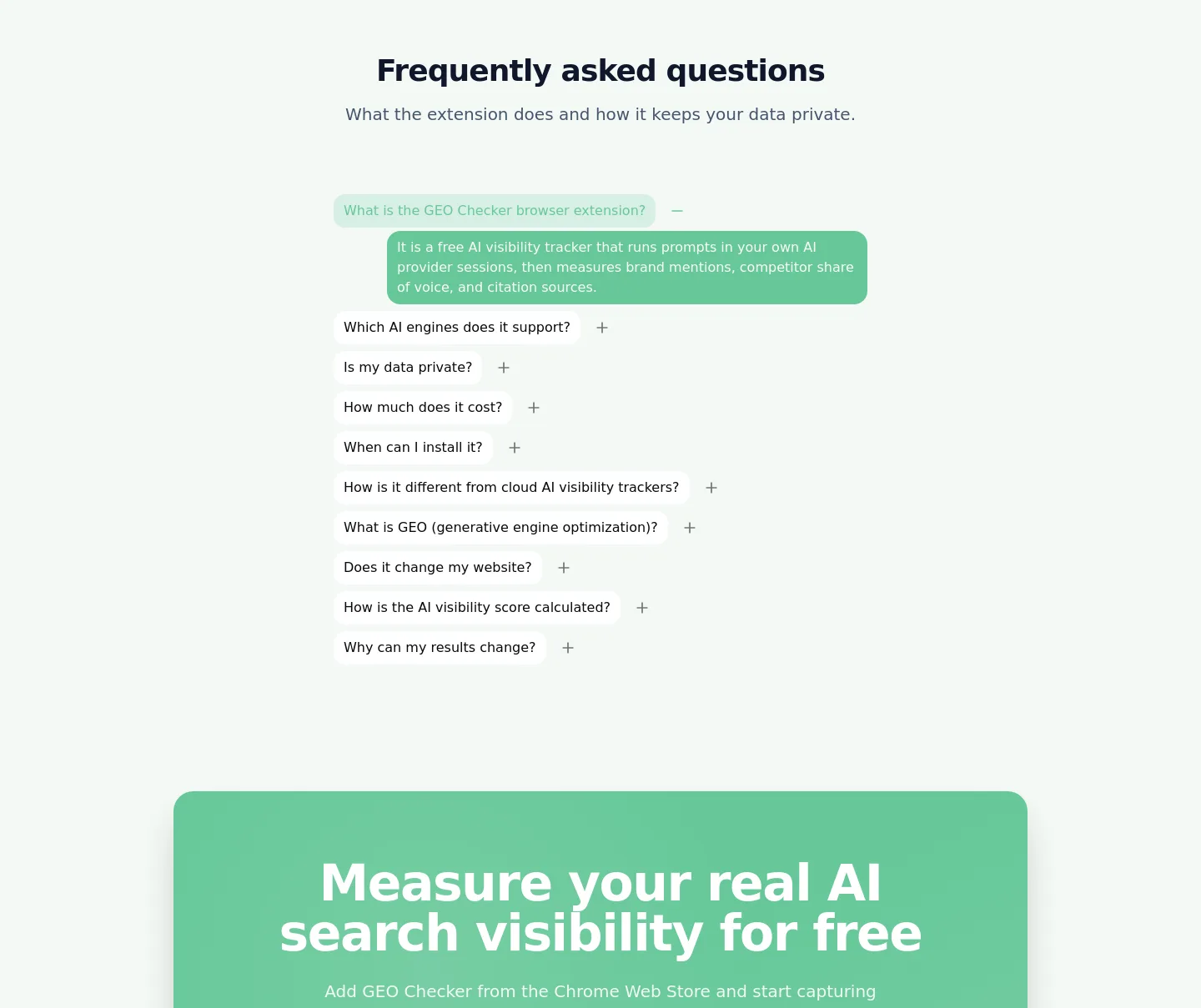 geochecker.net FAQ section