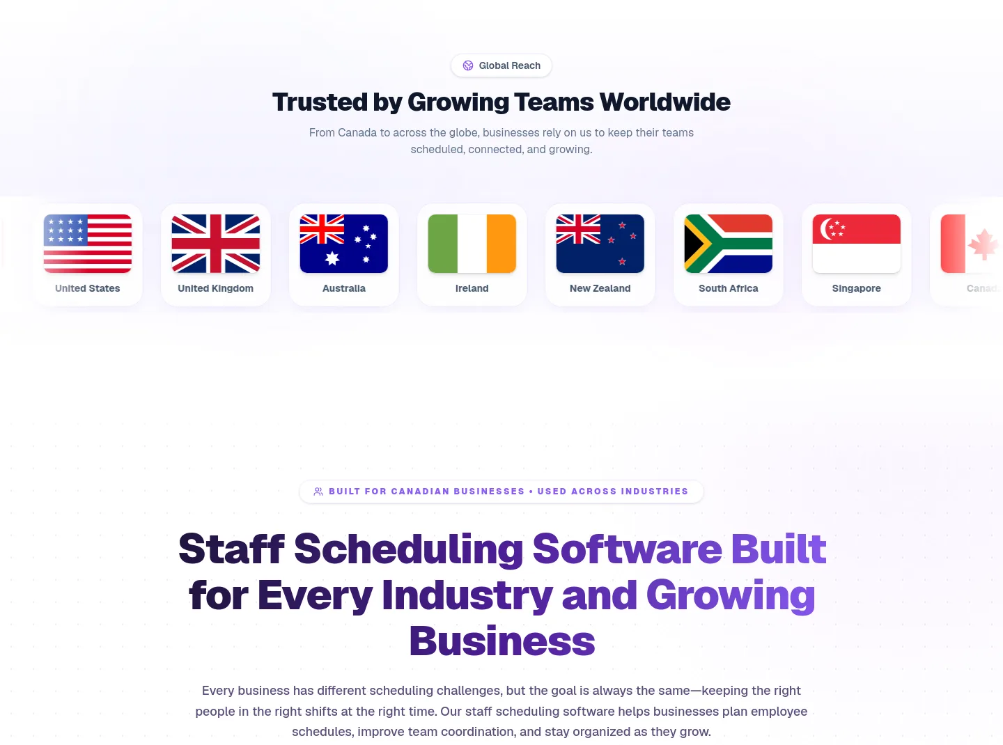 getstaffscheduling.ca — Logo Wall