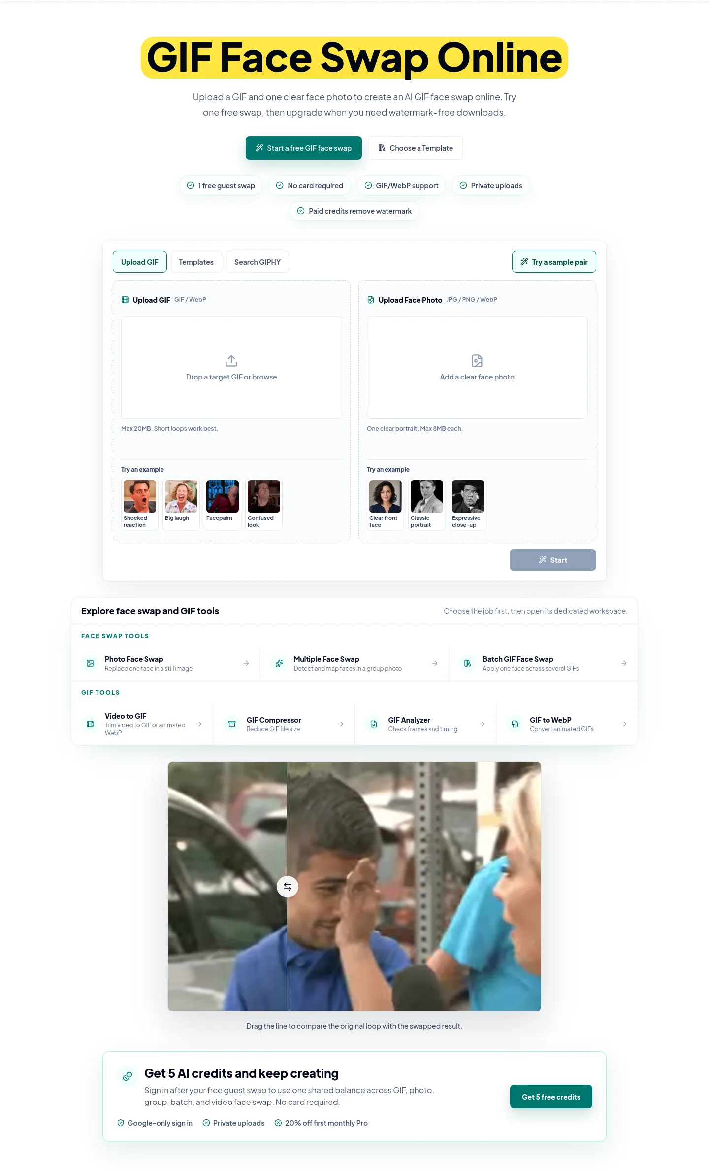 giffaceswap.org — Hero