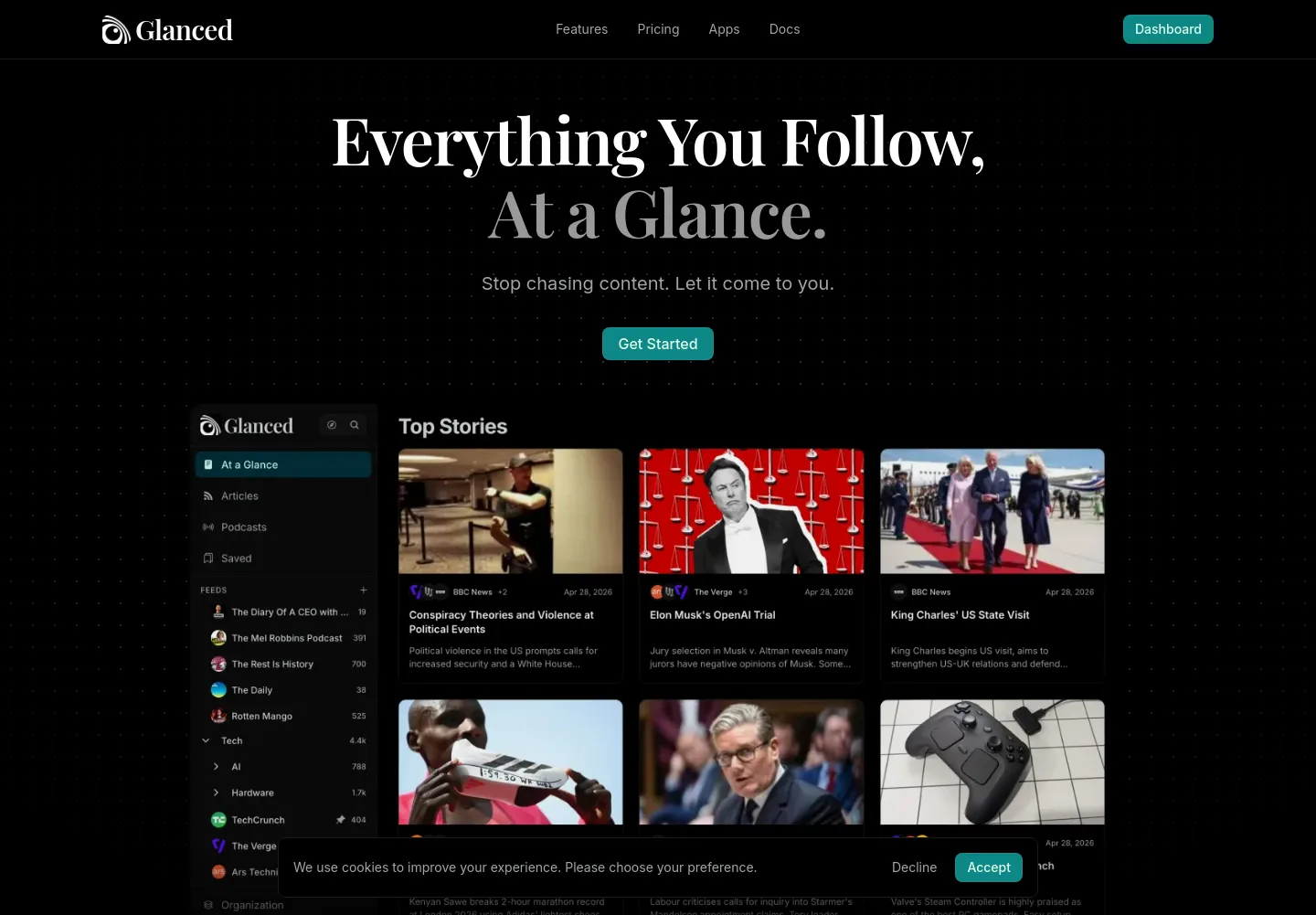 glanced.io
