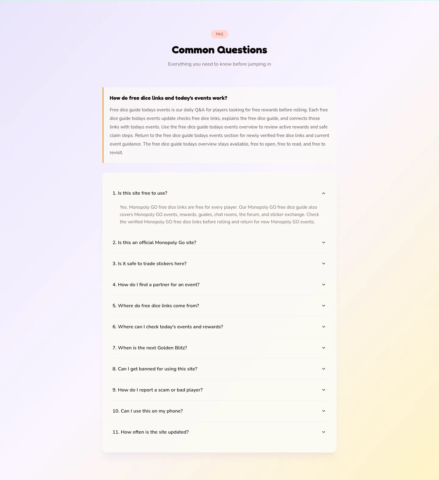 godices.com — FAQ