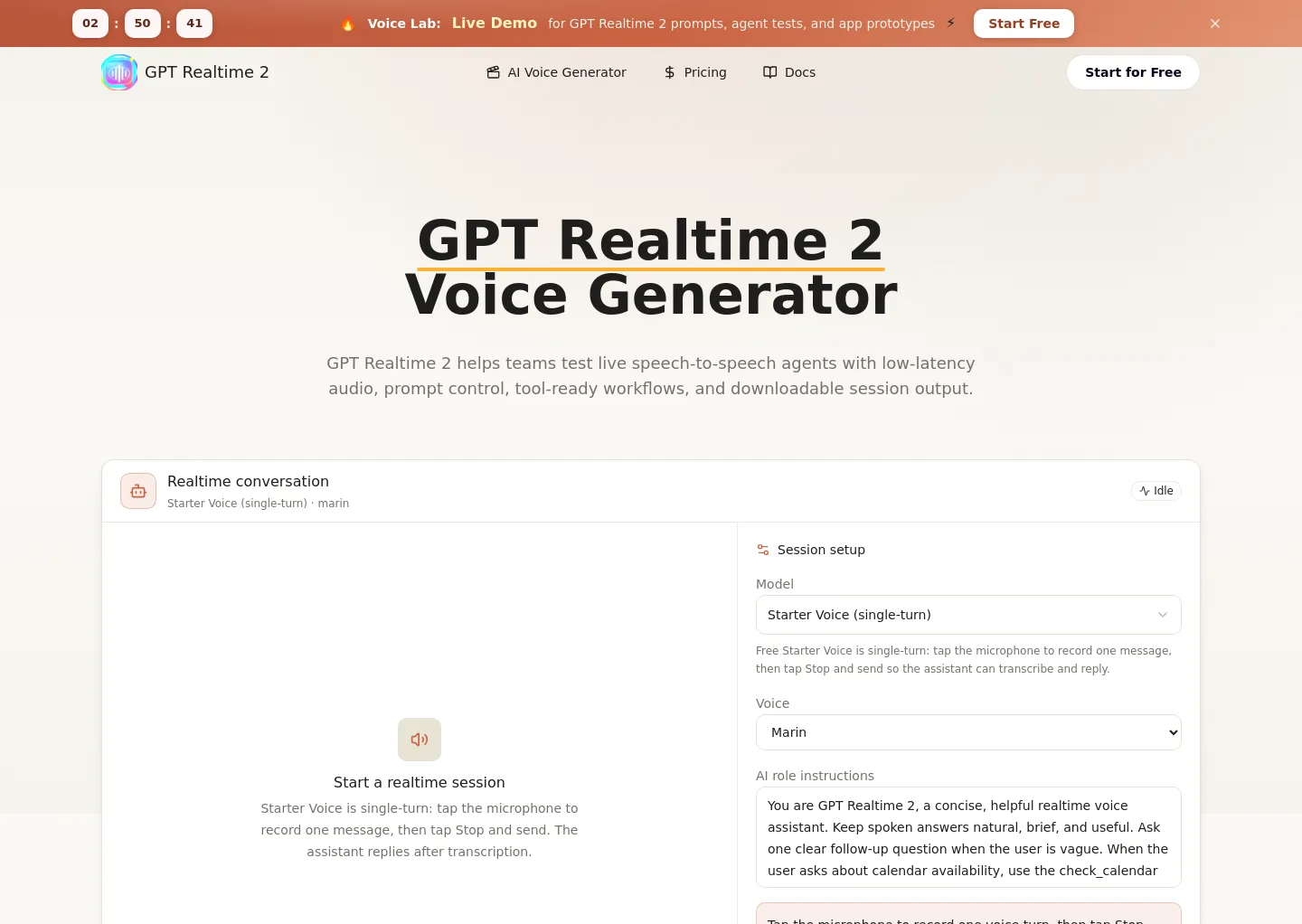 gptrealtime2.net — The Trust Wall