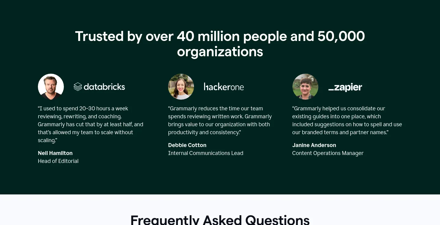 grammarly.com — Logo Wall