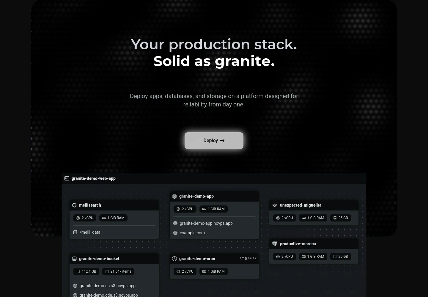 granite.so — Hero