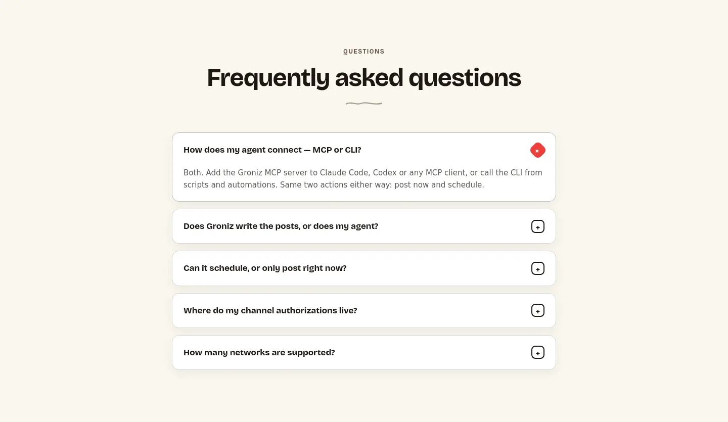 groniz.com — FAQ