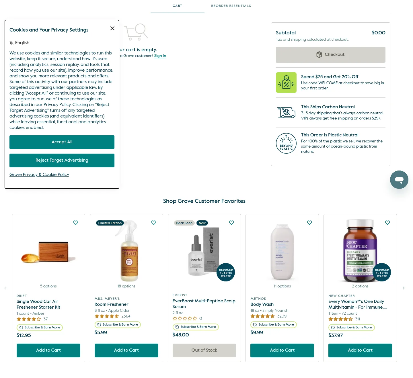 grove.co — Pricing