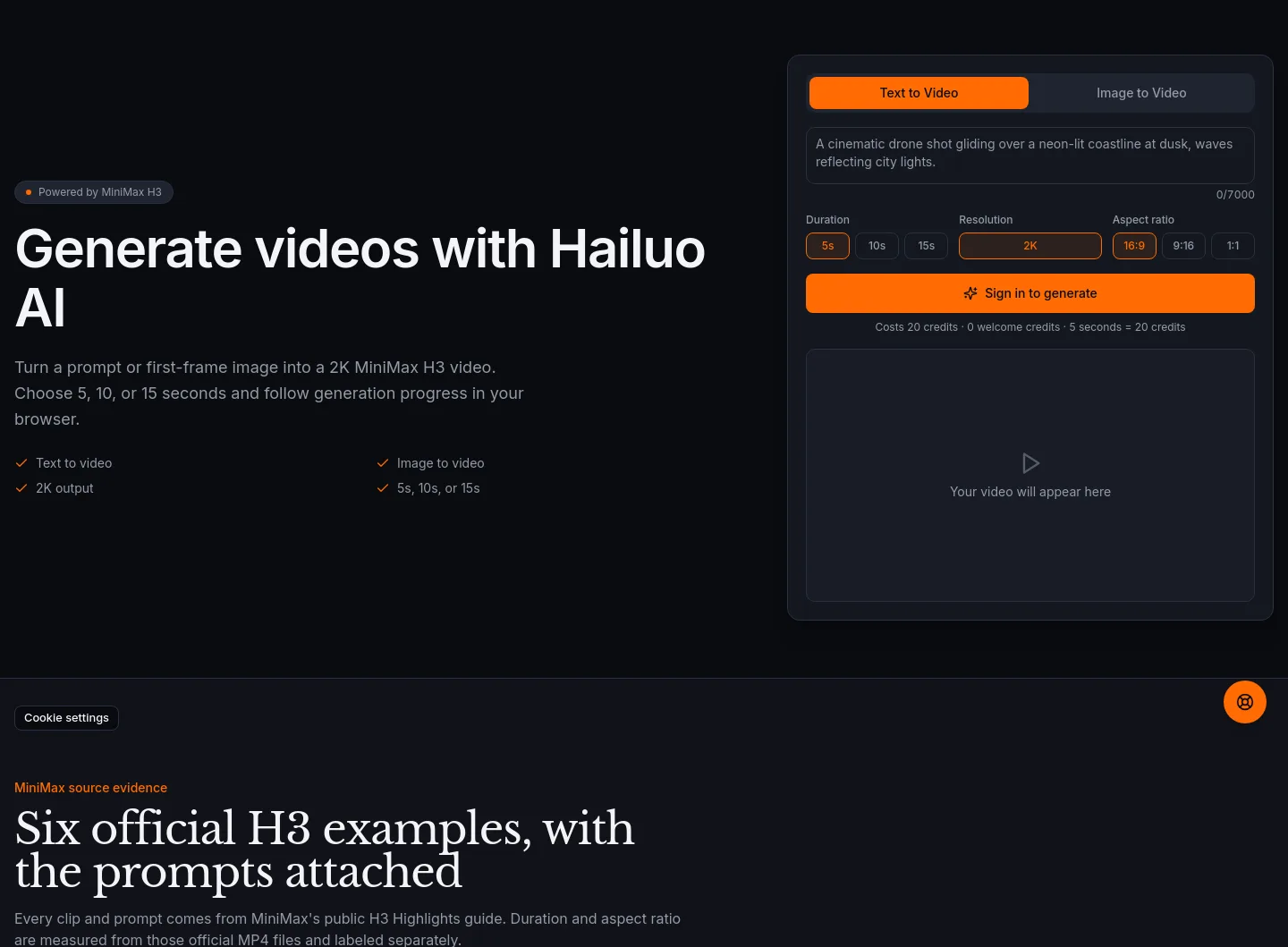 hailuo03ai.com — Hero