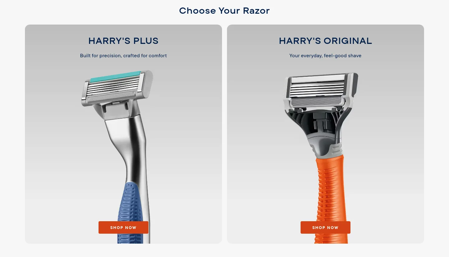 harrys.com — CTA
