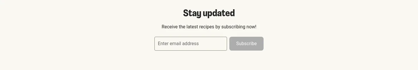hellofresh.com Email Capture section