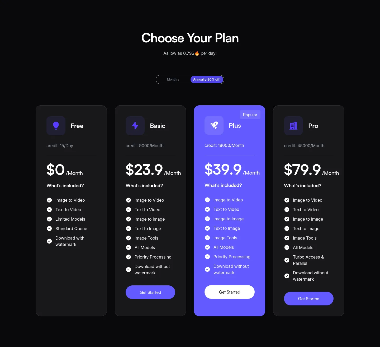 hevzo.com — Pricing