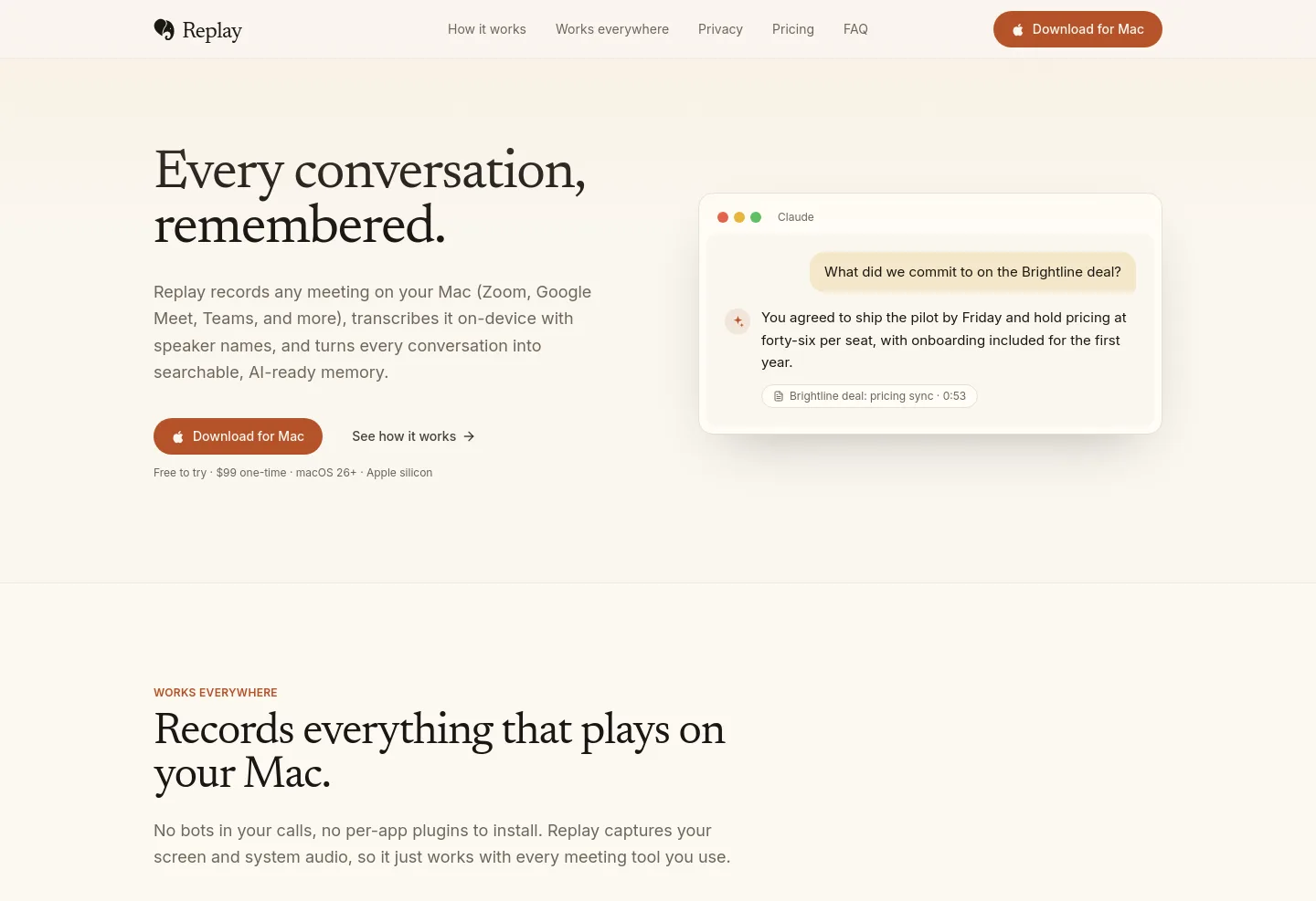 heyreplay.app — The Objection-Handler