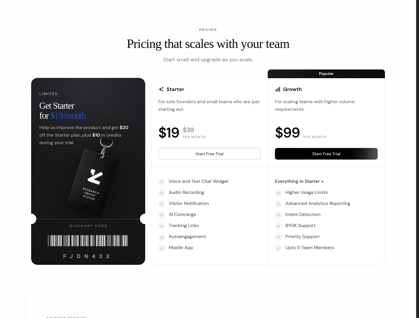 heyzinc.com — Pricing